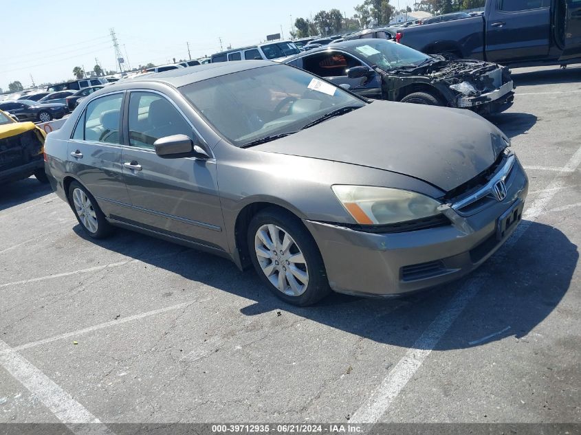 2006 Honda Accord 3.0 Ex VIN: 1HGCM66596A030755 Lot: 39712935