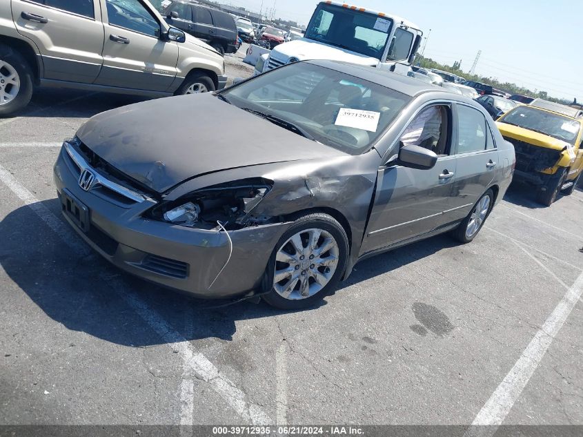 2006 Honda Accord 3.0 Ex VIN: 1HGCM66596A030755 Lot: 39712935