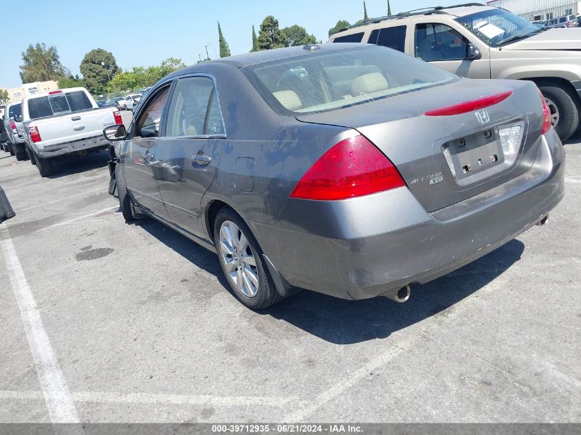 2006 Honda Accord 3.0 Ex VIN: 1HGCM66596A030755 Lot: 39712935