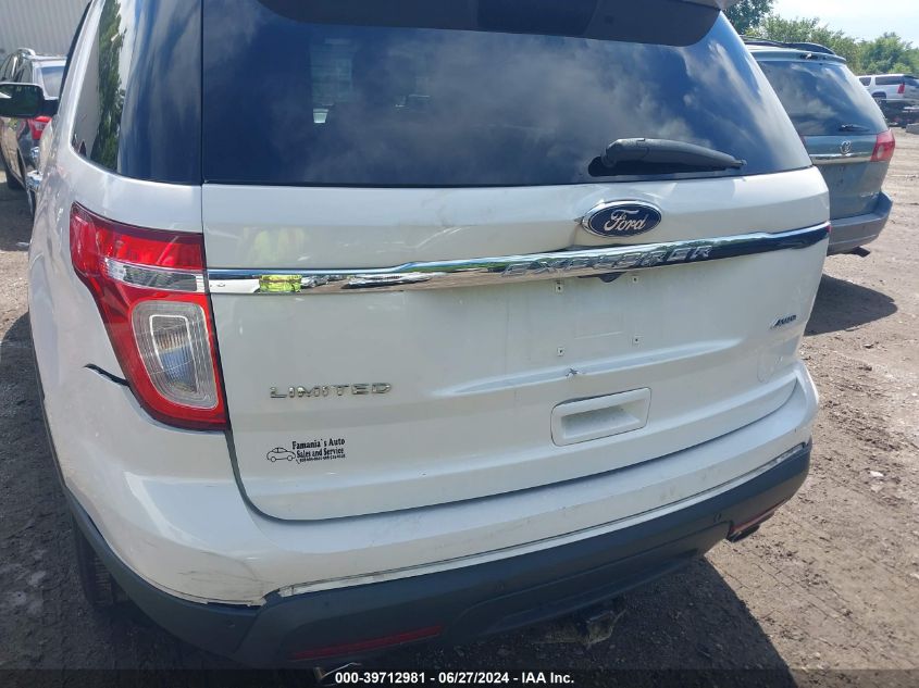 2011 Ford Explorer Limited VIN: 1FMHK8F87BGA88639 Lot: 39712981