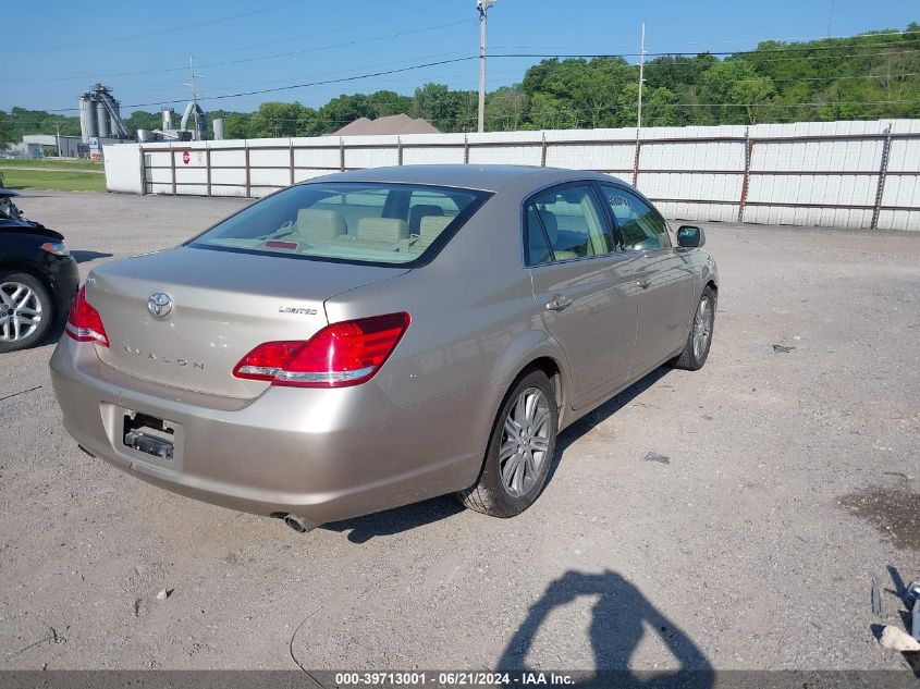 2007 Toyota Avalon Xl/Xls/Touring/Limited VIN: 4T1BK36B17U190743 Lot: 39713001