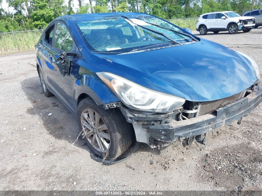 KMHDH4AE8GU618239 | 2016 HYUNDAI ELANTRA