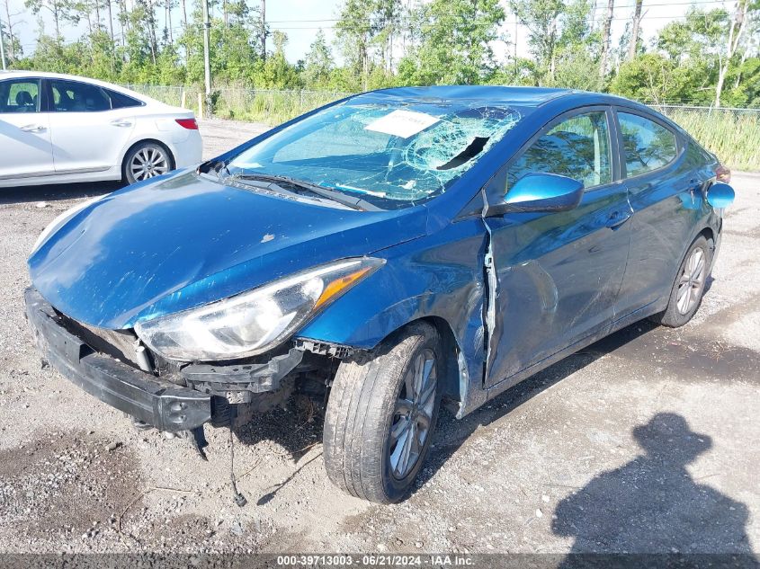 KMHDH4AE8GU618239 | 2016 HYUNDAI ELANTRA