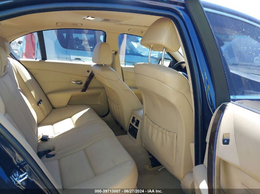 2007 BMW 525I VIN: WBANE53527CW62485 Lot: 39713007