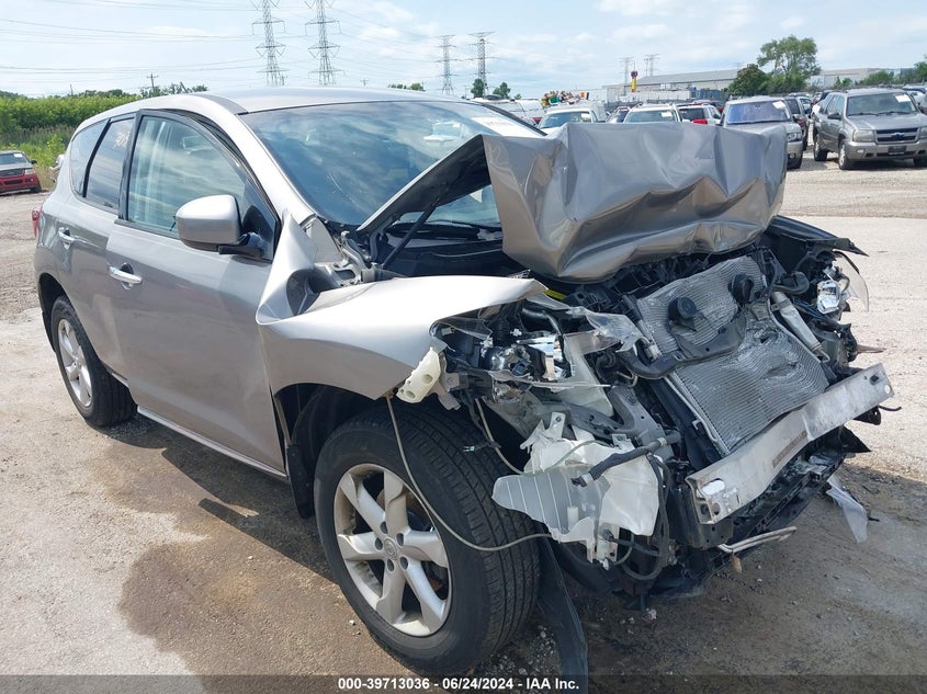 2010 Nissan Murano S VIN: JN8AZ1MWXAW101628 Lot: 39713036