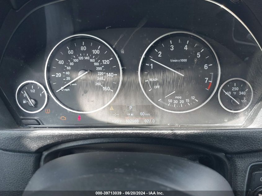 2013 BMW 328I VIN: WBA3C1G50DNR48531 Lot: 39713039