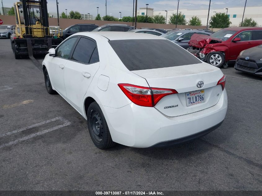 2015 Toyota Corolla Le VIN: 5YFBURHE8FP298006 Lot: 39713087