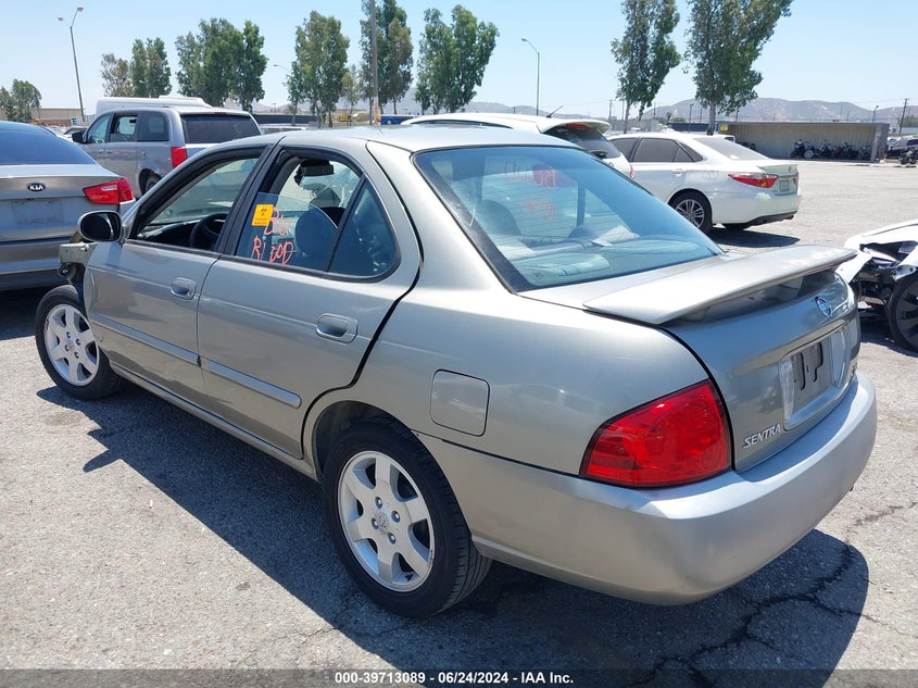 2005 Nissan Sentra 1.8S VIN: 3N1CB51DX5L492605 Lot: 39713089