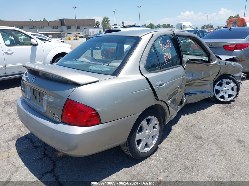 2005 Nissan Sentra 1.8S VIN: 3N1CB51DX5L492605 Lot: 39713089
