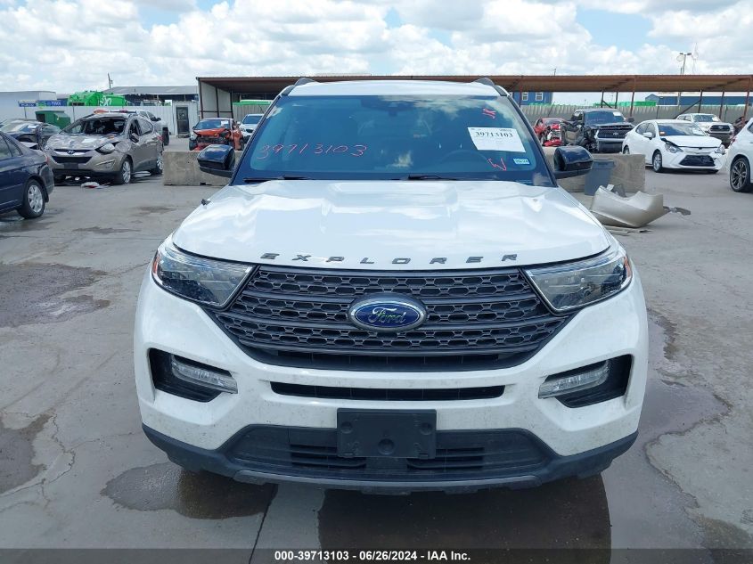 2022 Ford Explorer Xlt VIN: 1FMSK7DH9NGA21404 Lot: 39713103