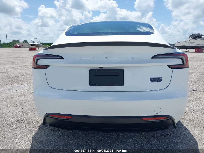 5YJ3E1ET4RF768327 2024 Tesla Model 3