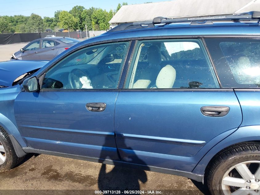 2007 Subaru Outback 2.5I/2.5I Basic/2.5I L.l. Bean Edition VIN: 4S4BP61C777343532 Lot: 39713128