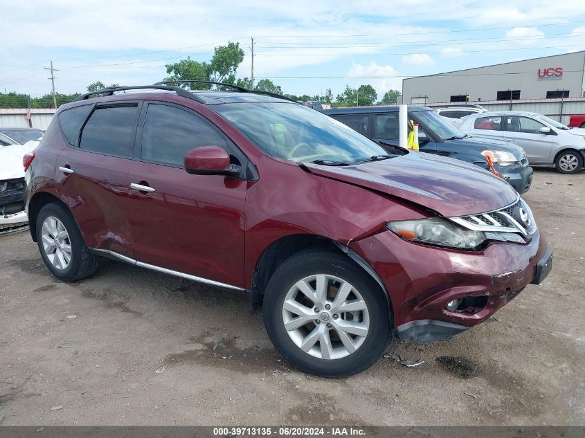 JN8AZ1MU4BW060512 2011 Nissan Murano Sv