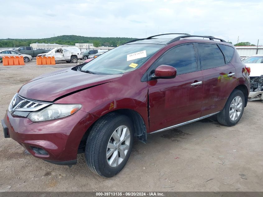 JN8AZ1MU4BW060512 2011 Nissan Murano Sv