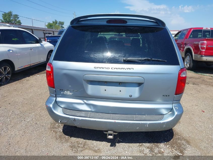 2006 Dodge Grand Caravan Sxt VIN: 2D4GP44L16R662595 Lot: 39713197