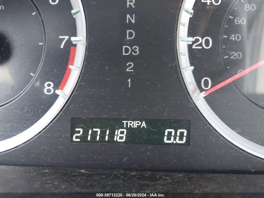 2010 Honda Accord 2.4 Ex-L VIN: 1HGCP2F8XAA121200 Lot: 39713220