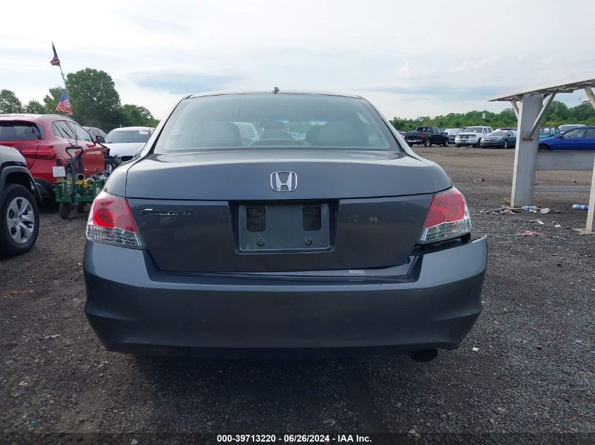 2010 Honda Accord 2.4 Ex-L VIN: 1HGCP2F8XAA121200 Lot: 39713220