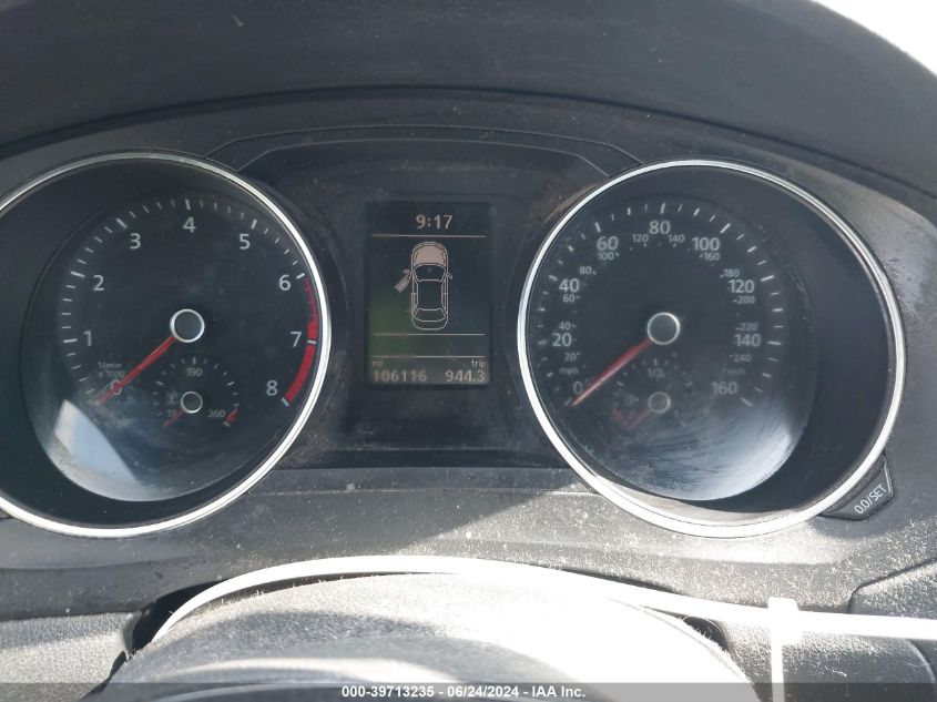 2017 Volkswagen Jetta 1.4T Se VIN: 3VWDB7AJ0HM220806 Lot: 39713235