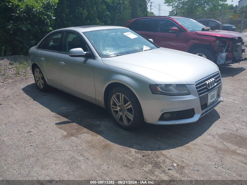 2010 Audi A4 2.0T Premium VIN: WAUAFAFLXAN064512 Lot: 39713262