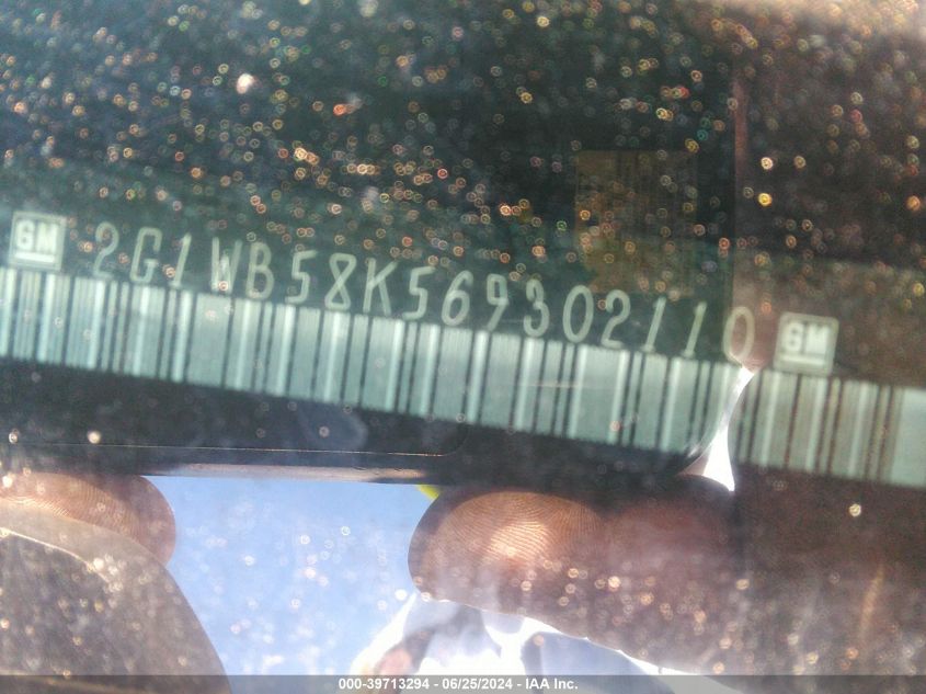 2006 Chevrolet Impala Ls VIN: 2G1WB58K569302110 Lot: 39713294