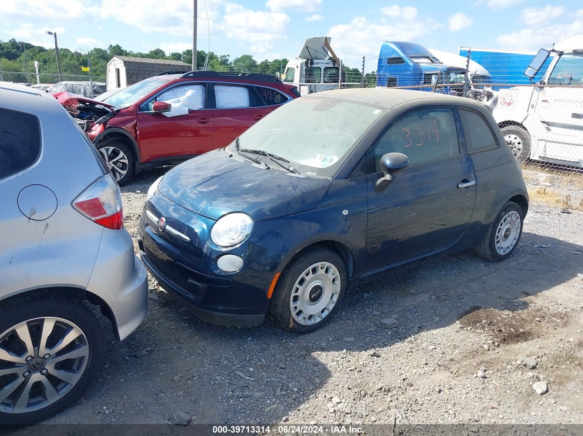 2014 Fiat 500 Pop VIN: 3C3CFFAR5ET169988 Lot: 39713314