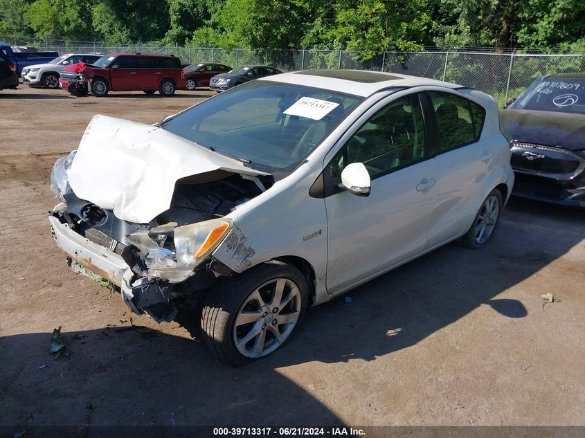 2012 Toyota Prius C VIN: JTDKDTB37C1014773 Lot: 39713317