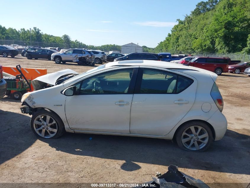 2012 Toyota Prius C VIN: JTDKDTB37C1014773 Lot: 39713317