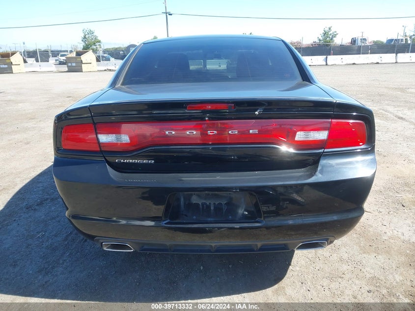 2013 Dodge Charger Se VIN: 2C3CDXBG0DH625671 Lot: 39713332