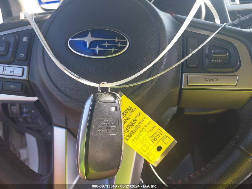 2015 Subaru Outback 2.5I Limited VIN: 4S4BSBLC7F3313165 Lot: 39713349