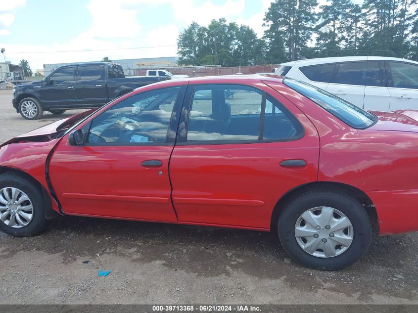 2004 Chevrolet Cavalier VIN: 1G1JC52F347121394 Lot: 39713368