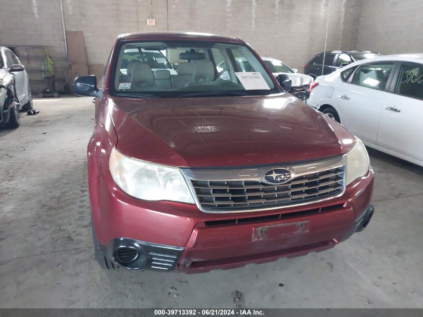 2010 Subaru Forester 2.5X VIN: JF2SH6AC4AH725828 Lot: 39713392