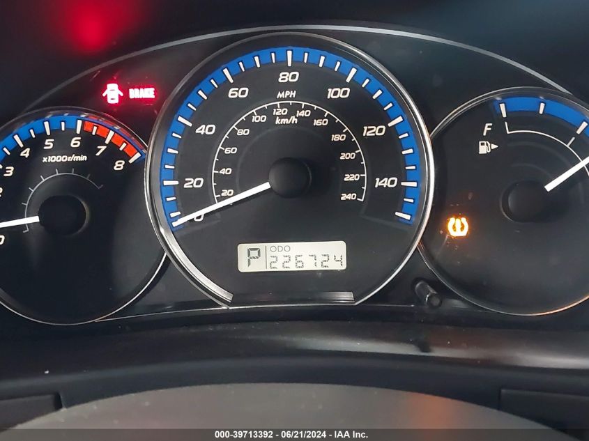 2010 Subaru Forester 2.5X VIN: JF2SH6AC4AH725828 Lot: 39713392