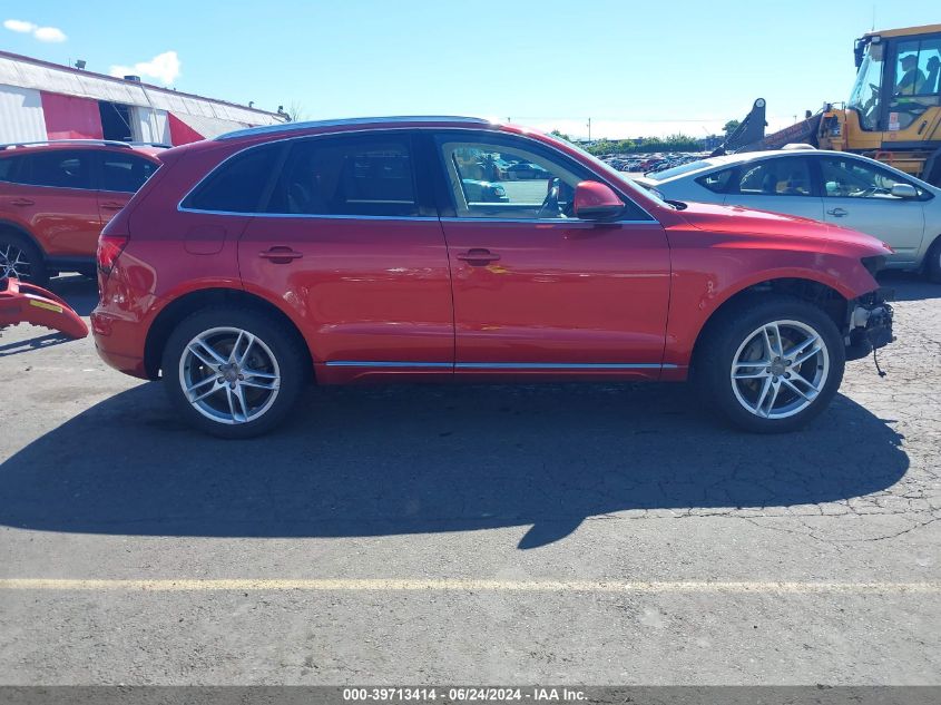 2014 Audi Q5 2.0T Premium VIN: WA1LFAFP4EA041491 Lot: 39713414