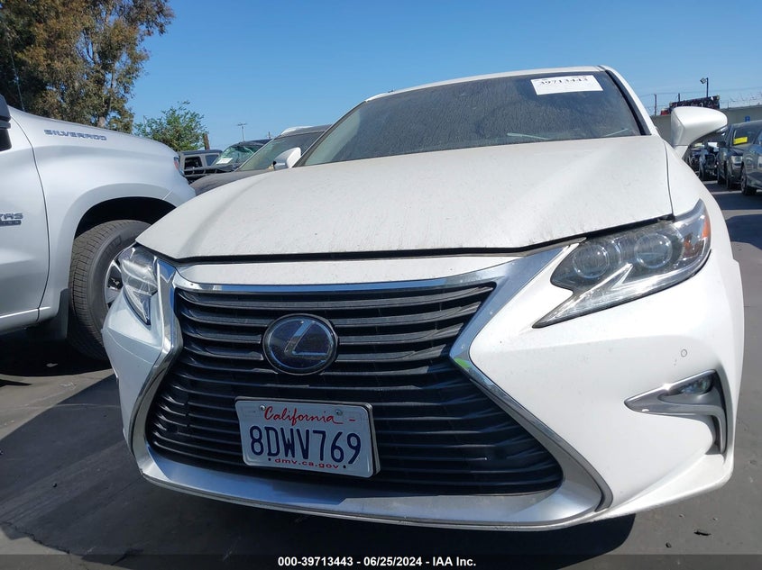2018 Lexus Es 300H VIN: JTHBW1GG5J2192567 Lot: 39713443