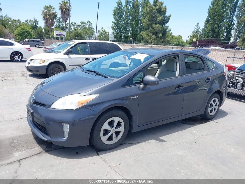 2012 Toyota Prius Two VIN: JTDKN3DUXC1563581 Lot: 39713466