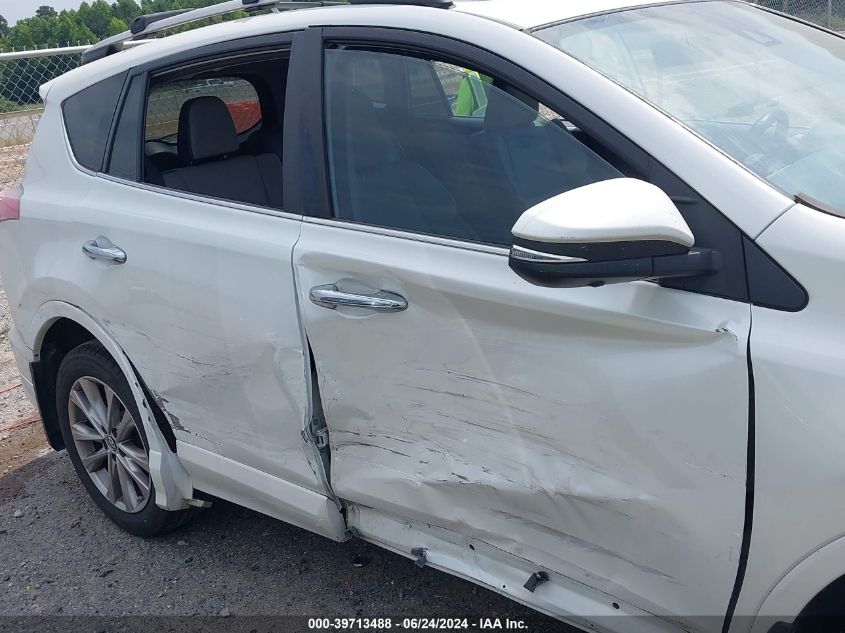 2017 Toyota Rav4 Platinum VIN: 2T3DFREV7HW550294 Lot: 39713488