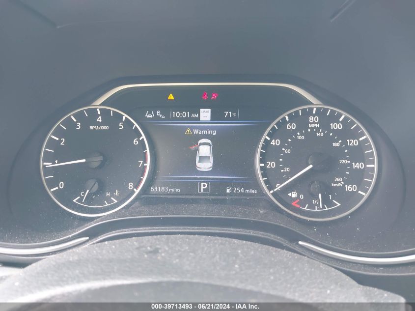 2022 Nissan Maxima Sl VIN: 1N4AA6DV1NC502537 Lot: 39713493