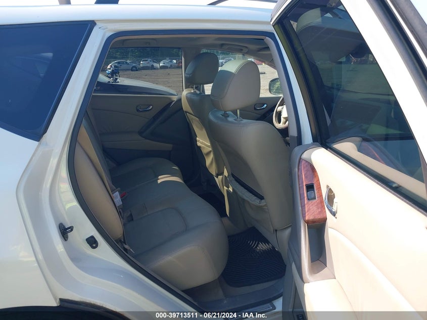 2010 Nissan Murano Le VIN: JN8AZ1MW0AW104795 Lot: 39713511