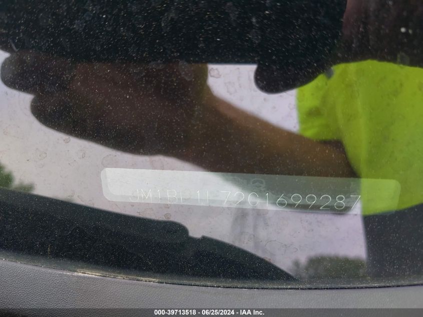 2012 Mazda Mazda3 I Touring VIN: JM1BL1L72C1699287 Lot: 39713518