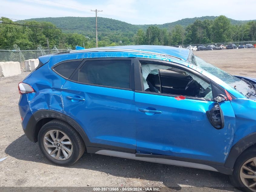 2018 Hyundai Tucson Sel VIN: KM8J3CA44JU647005 Lot: 39713565