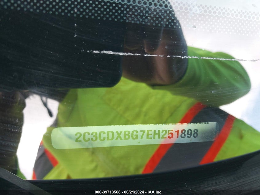 2014 Dodge Charger Se VIN: 2C3CDXBG7EH251898 Lot: 39713568