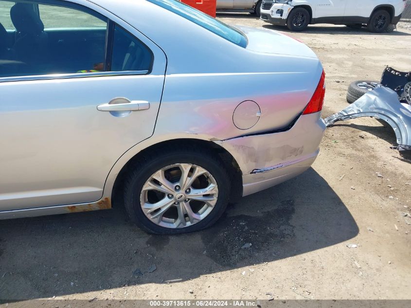 2012 Ford Fusion Se VIN: 3FAHP0HAXCR319413 Lot: 39713615