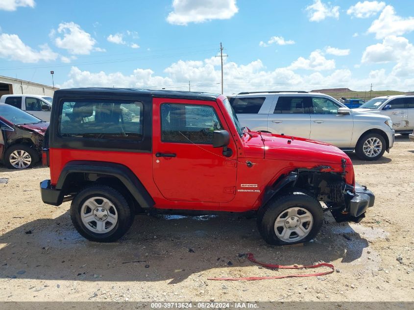 2012 Jeep Wrangler Sport VIN: 1C4AJWAG7CL108246 Lot: 39713624