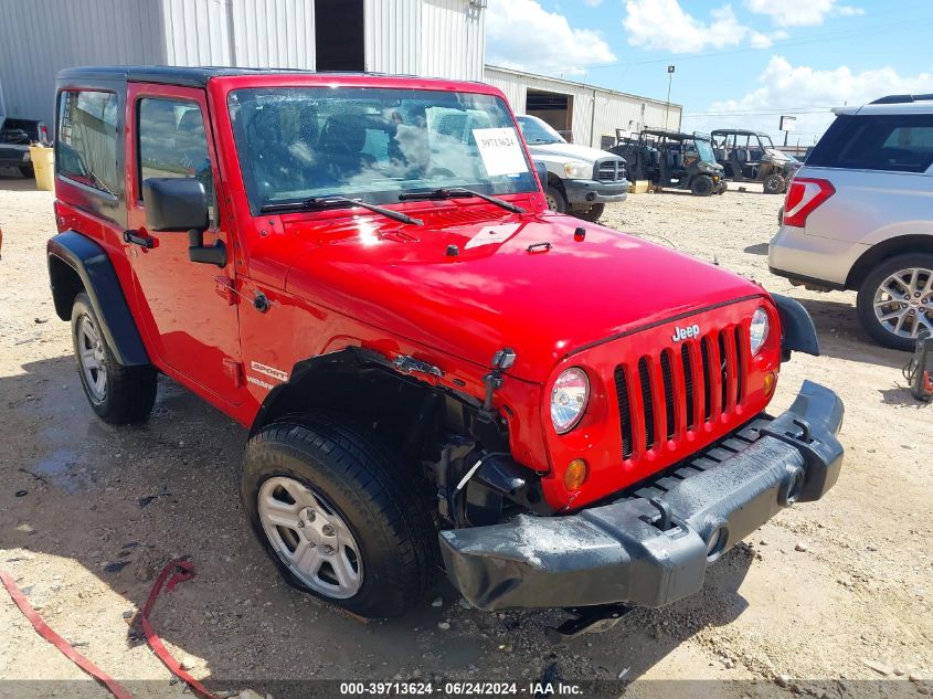 2012 Jeep Wrangler Sport VIN: 1C4AJWAG7CL108246 Lot: 39713624