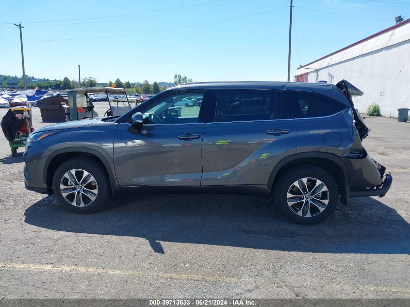 2022 Toyota Highlander Xle VIN: 5TDGZRBH4NS585925 Lot: 39713633