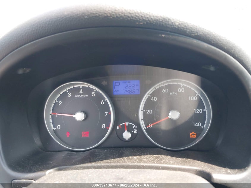 2010 Hyundai Accent Gls VIN: KMHCN4AC1AU477850 Lot: 39713677