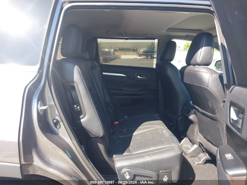 2018 Toyota Highlander Xle VIN: 5TDKZRFH1JS550306 Lot: 39713697