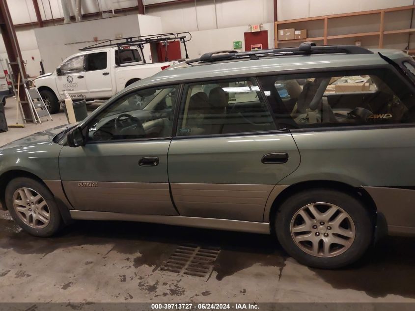 2003 Subaru Outback VIN: 4S3BH675037656989 Lot: 39713727