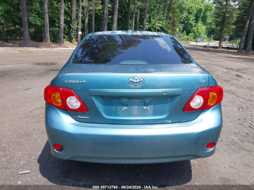 2009 Toyota Corolla Le VIN: JTDBL40E799040295 Lot: 39713765