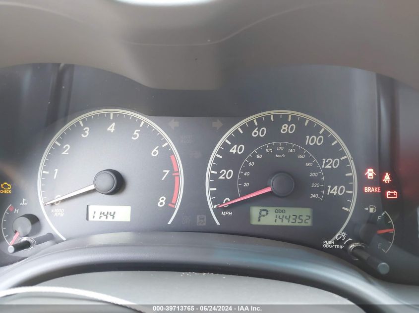 2009 Toyota Corolla Le VIN: JTDBL40E799040295 Lot: 39713765